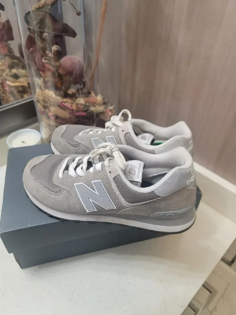 New Balance 574 Core Casual Sneakers ML574EVG - Grey - Mens 10 US  (P63) NIB